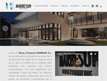 Tablet Screenshot of marbesur.com